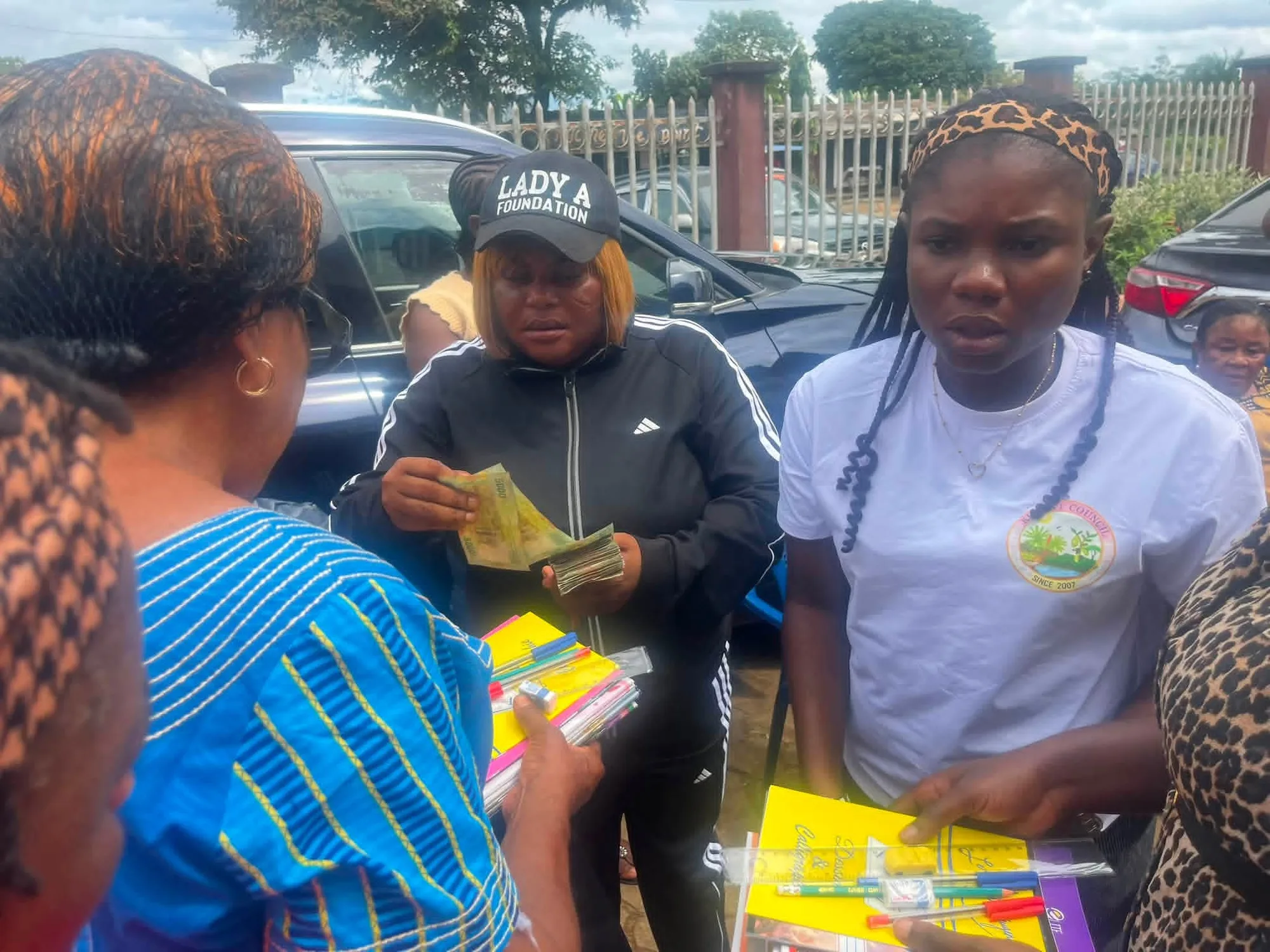 Lady A Foundation Extends Back-to-School Support to Women in Kumba.