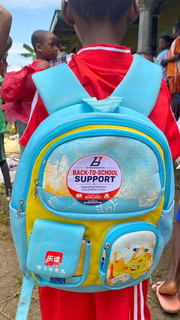 B7 Organization Reaches 200 Schoolchildren With Donations in Mbonge