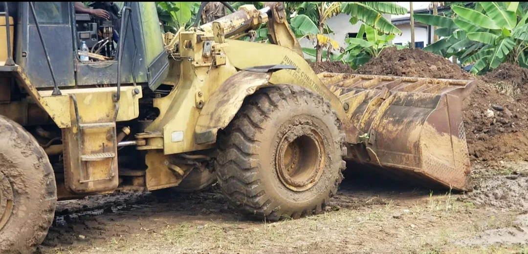 Ongoing road rehabilitation in various streets, sponsored by the Member of parliament